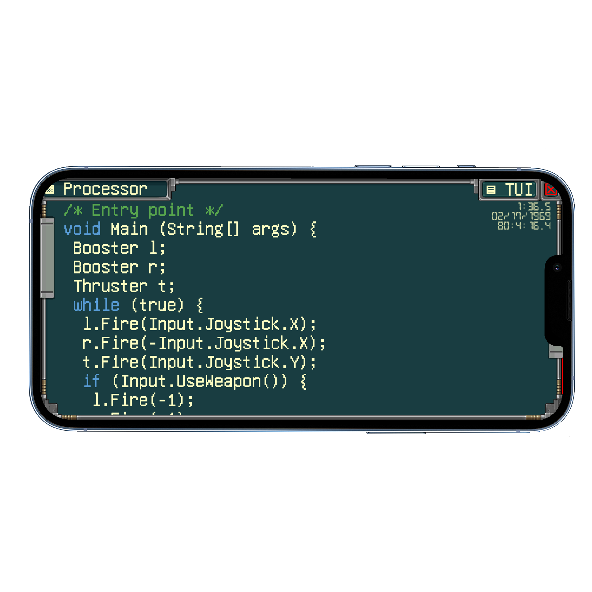 BitNaughts iPhone Terminal